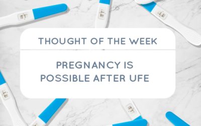 Pregnancy is possible after UFE