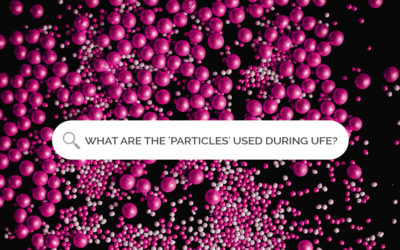 What are the ‘particles’ used during UFE?