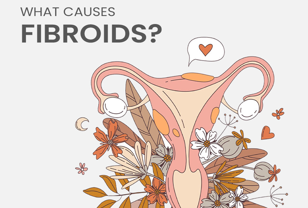 What causes fibroids?