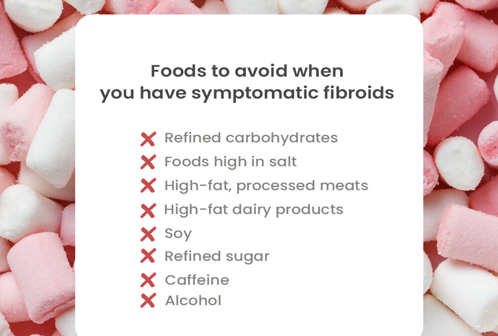 Foods to avoid when you have symptomatic fibroids